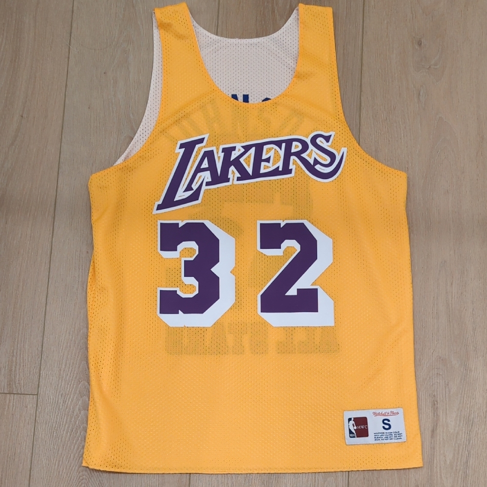 Lakers Magic Johnson Reversible Jersey Hardwood Classics